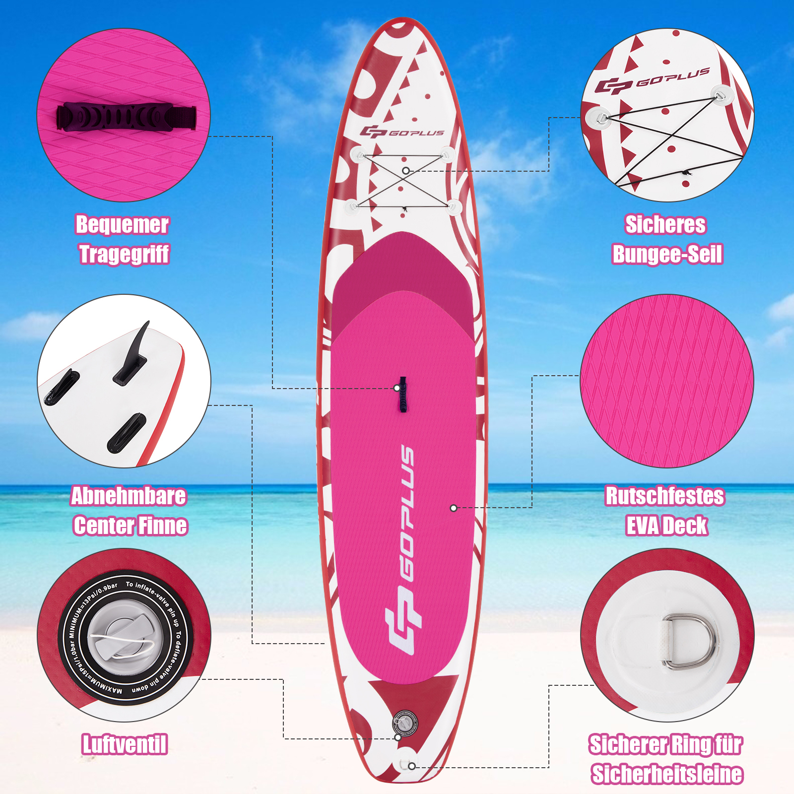 Rosa Stand SUP Board COSTWAY Up Paddle,
