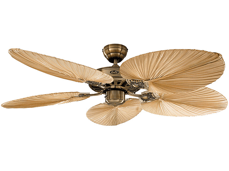 Ventilador de Techo CASAFAN CLASSIC ROYAL hoja de palmera, Oro