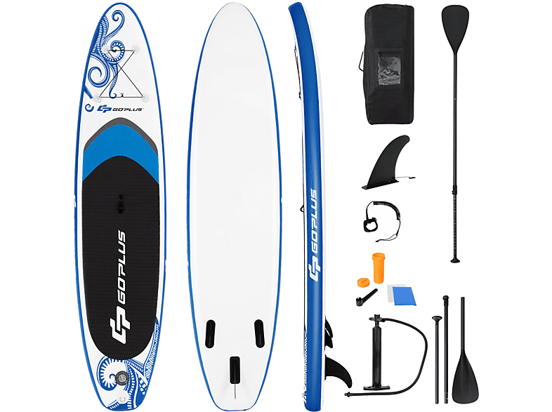 COSTWAY SUP Board Stand Up Paddle, Grau