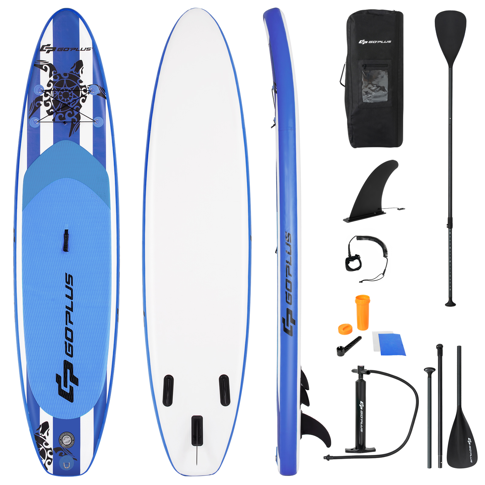 COSTWAY Blau Stand Paddle, Up Board SUP