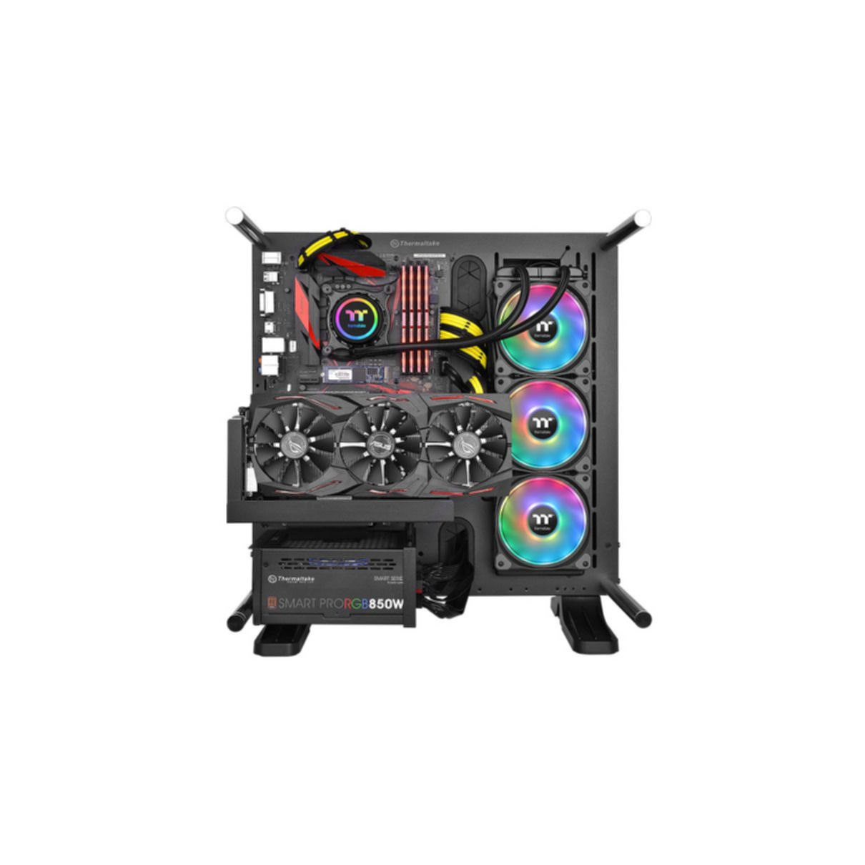 DX RGB Premium Wasserkühler, THERMALTAKE Edition CPU schwarz TT 360 Floe