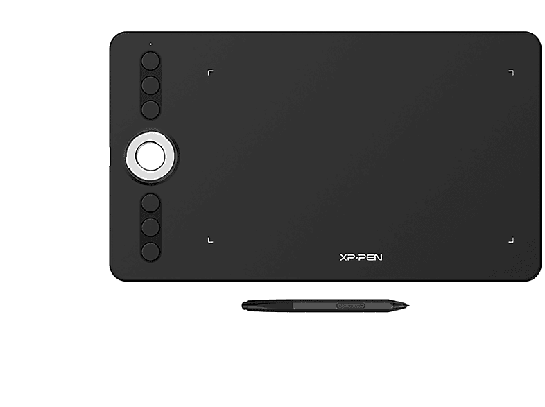 XP PEN DECO 02 Grafiktablett, Schwarz | SATURN