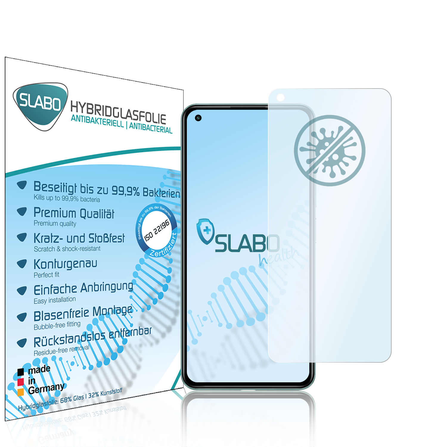 flexible SLABO Mi 11 antibakterielle Displayschutz(für Lite Hybridglasfolie Xiaomi (5G))