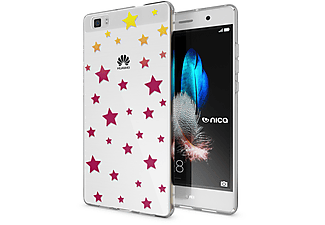 NALIA Motiv Silikon Hülle, Backcover, Huawei, P8 Lite, Mehrfarbig