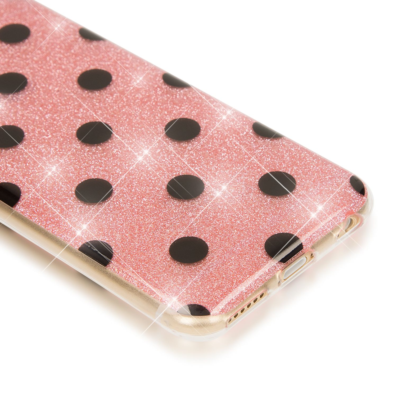 Backcover, Apple, iPhone Punkte NALIA iPhone 6s, Rosa 6 Hülle,