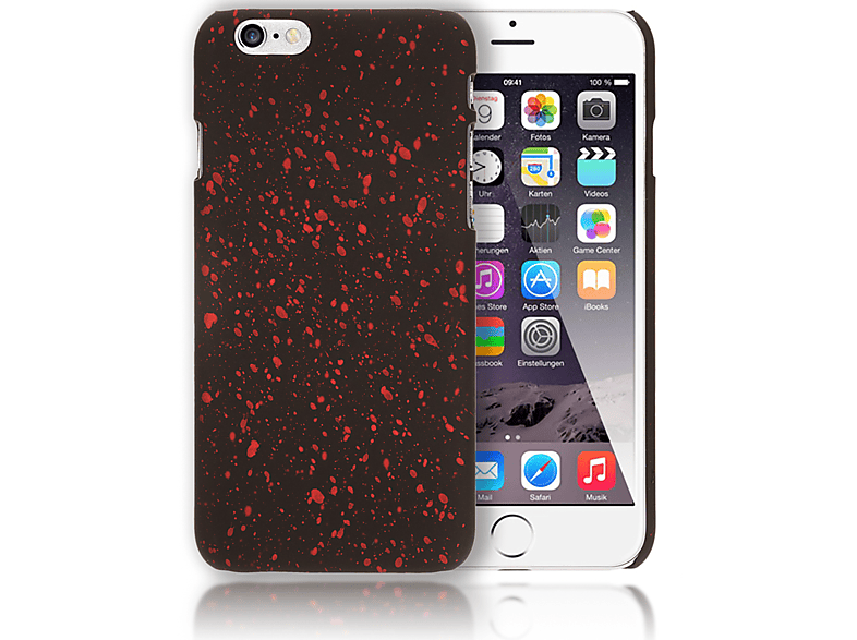 iPhone Hülle, 6s, Apple, Backcover, 6 NALIA Rot iPhone