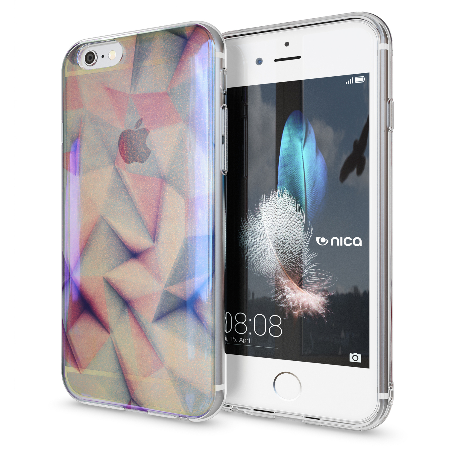 Apple, Backcover, 6s, Silikon Mehrfarbig Hülle, NALIA 6 iPhone iPhone