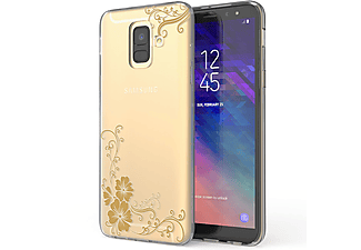 NALIA Motiv Silikon Hülle, Backcover, Samsung, Galaxy A6, Mehrfarbig