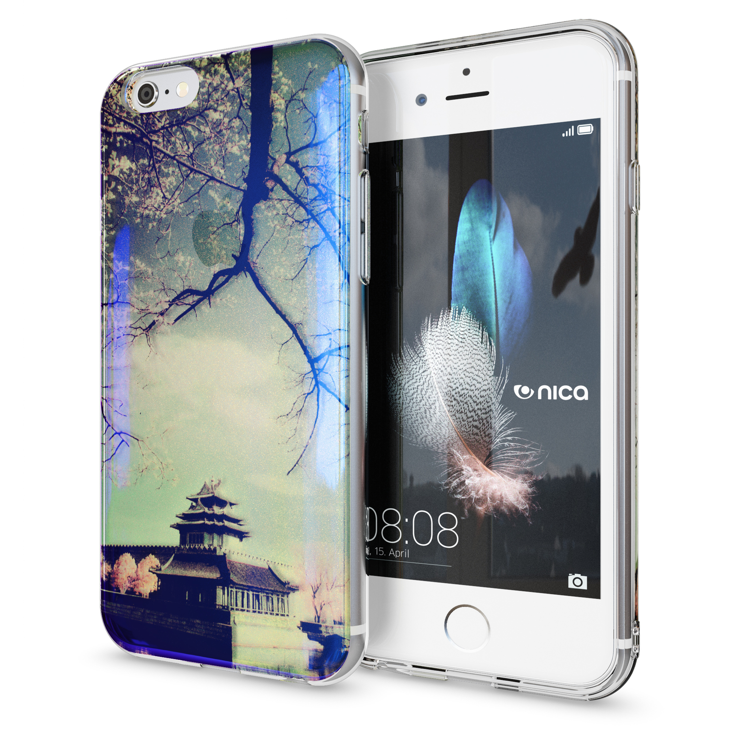 6s, Silikon 6 iPhone Backcover, Apple, Mehrfarbig iPhone Hülle, NALIA
