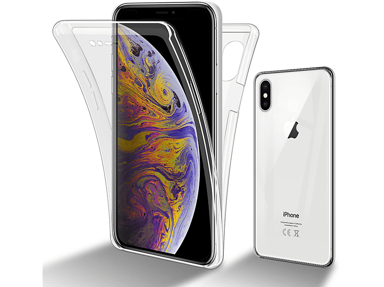 CADORABO TPU 360 Grad Case Rundumschutz Hülle, Backcover, Apple, iPhone