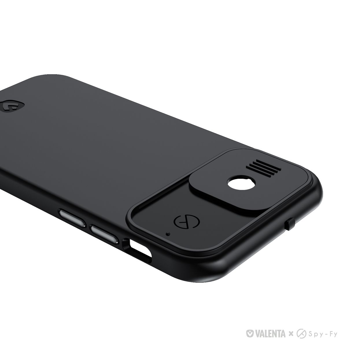 12, schwarz VALENTA Apple, x Spy-Fy Privacy Backcover, Handyhülle, iPhone
