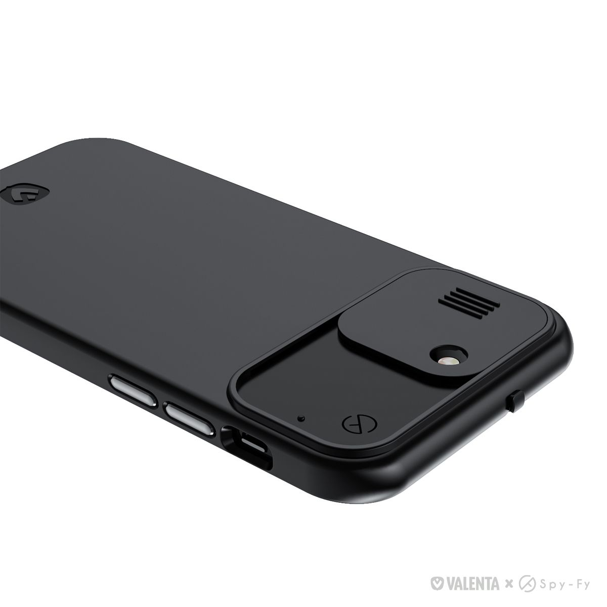 VALENTA Apple, Spy-Fy Privacy iPhone 12 x Backcover, Handyhülle, schwarz Pro,