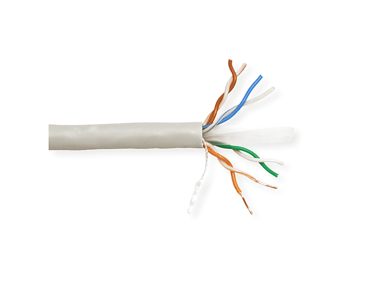 VALUE UTP Kabel Kat.6 (Class E), Massivdraht, Eca, Installationskabel, 300 m | Adapter & Netzwerkkabel