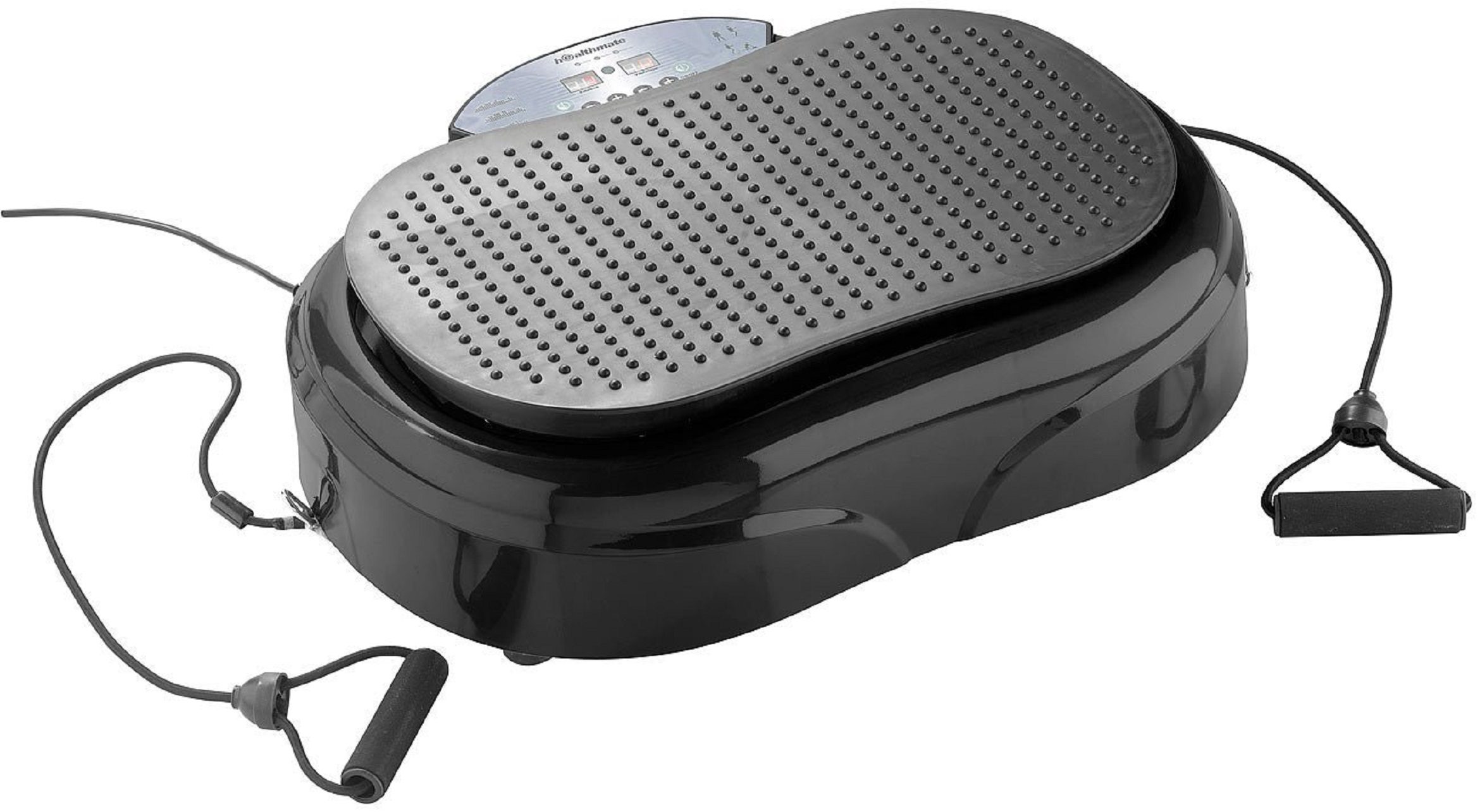 NEWGEN MEDICALS Vibrationsplatte mit schwarz Expander Vibrationstrainer