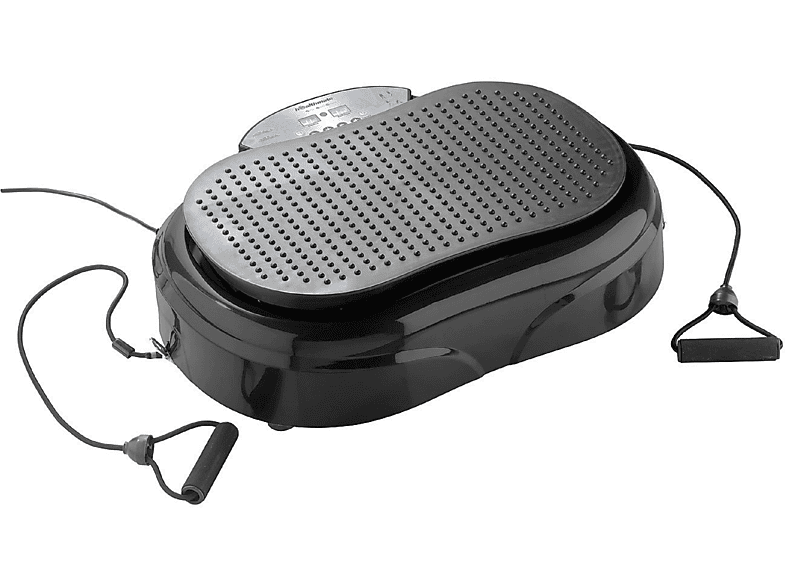 NEWGEN MEDICALS Vibrationsplatte mit Expander Vibrationstrainer, schwarz