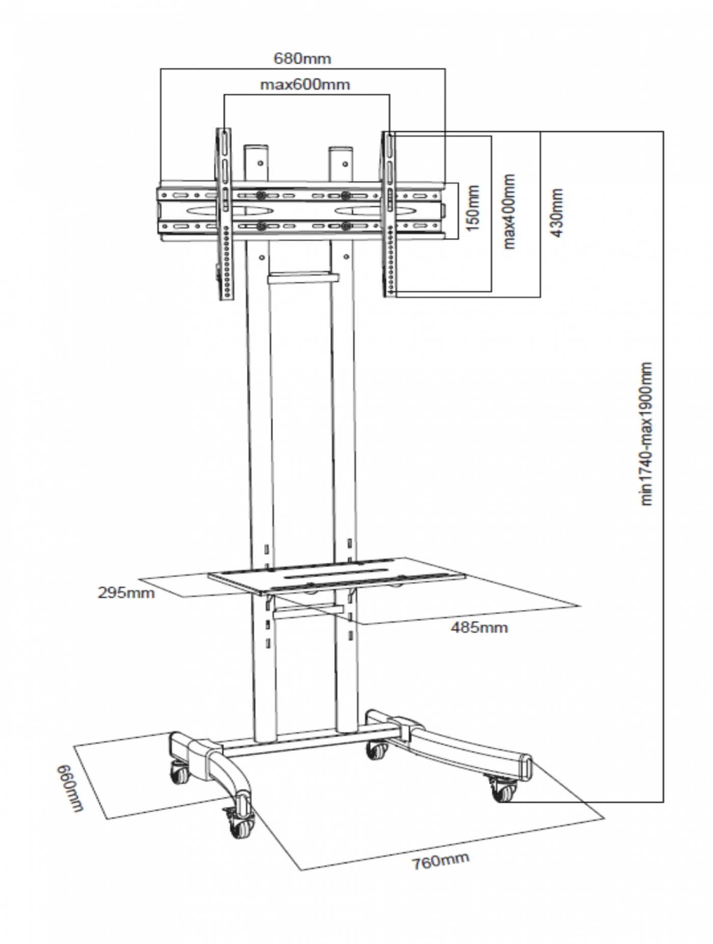 VCM913513 VCM TV-Standfuß