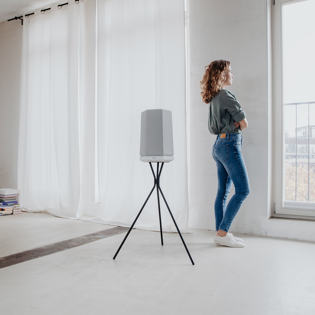 TEUFEL HOLIST Weiß Smartspeaker Bluetooth, M App-steuerbar