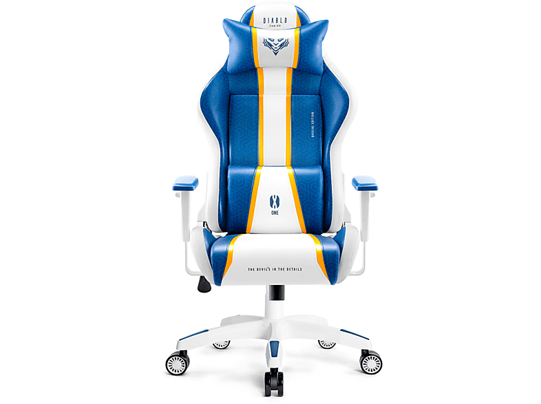 DIABLO CHAIRS X-ONE 2.0 AQUA NORMAL Gaming Stuhl, Blau