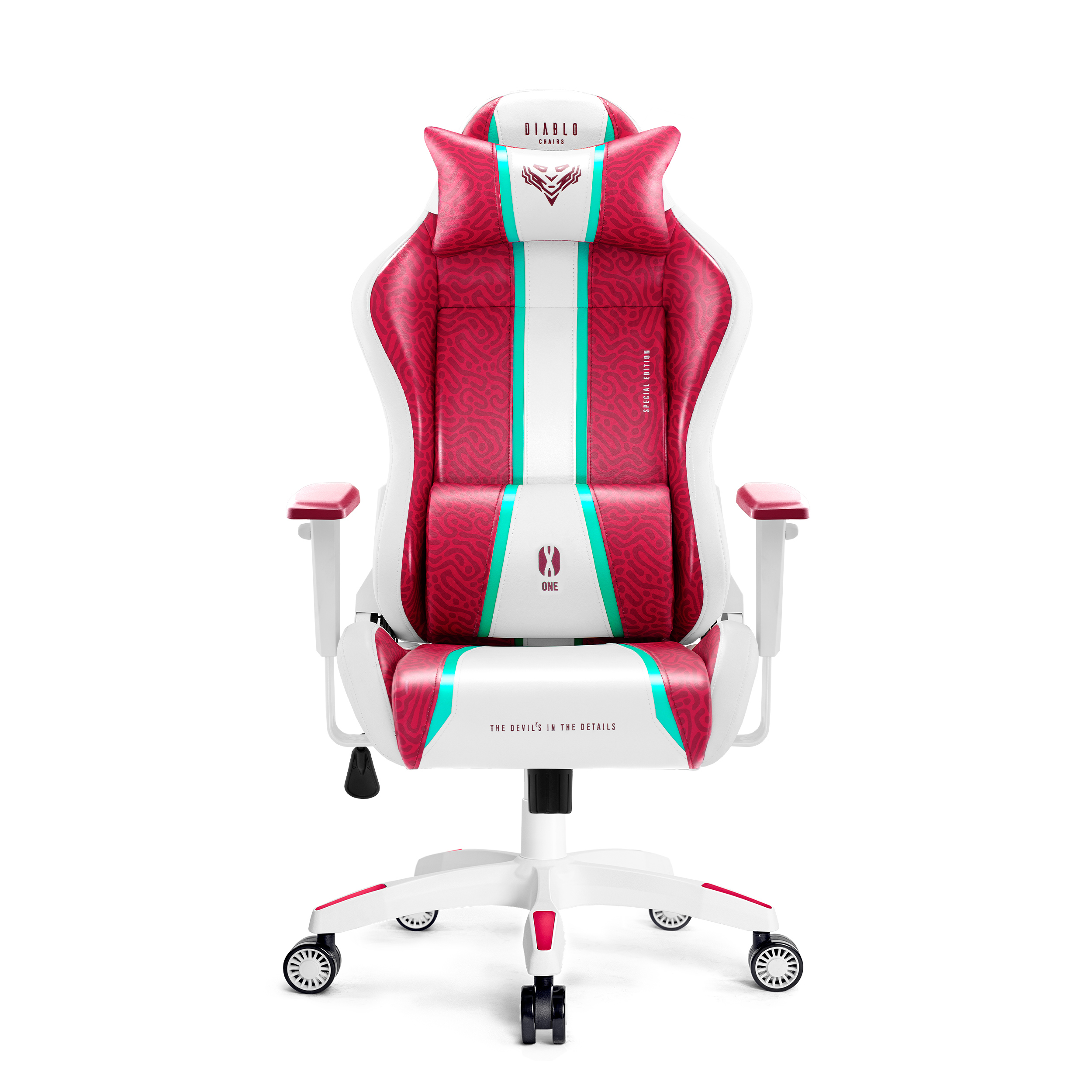 CANDY 2.0 DIABLO X-ONE NORMAL CHAIRS Stuhl, Gaming Rosa