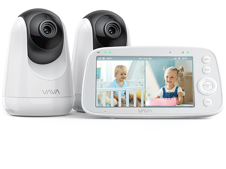 VAVA mit 2 Kameras zur Überwachung für Baby und Kind Baby monitors