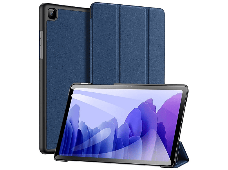 COFI Tablet Tasche Tablethülle Bookcover für Samsung Galaxy Tab S7 FE (T730/T736B) Kunstleder, Blau