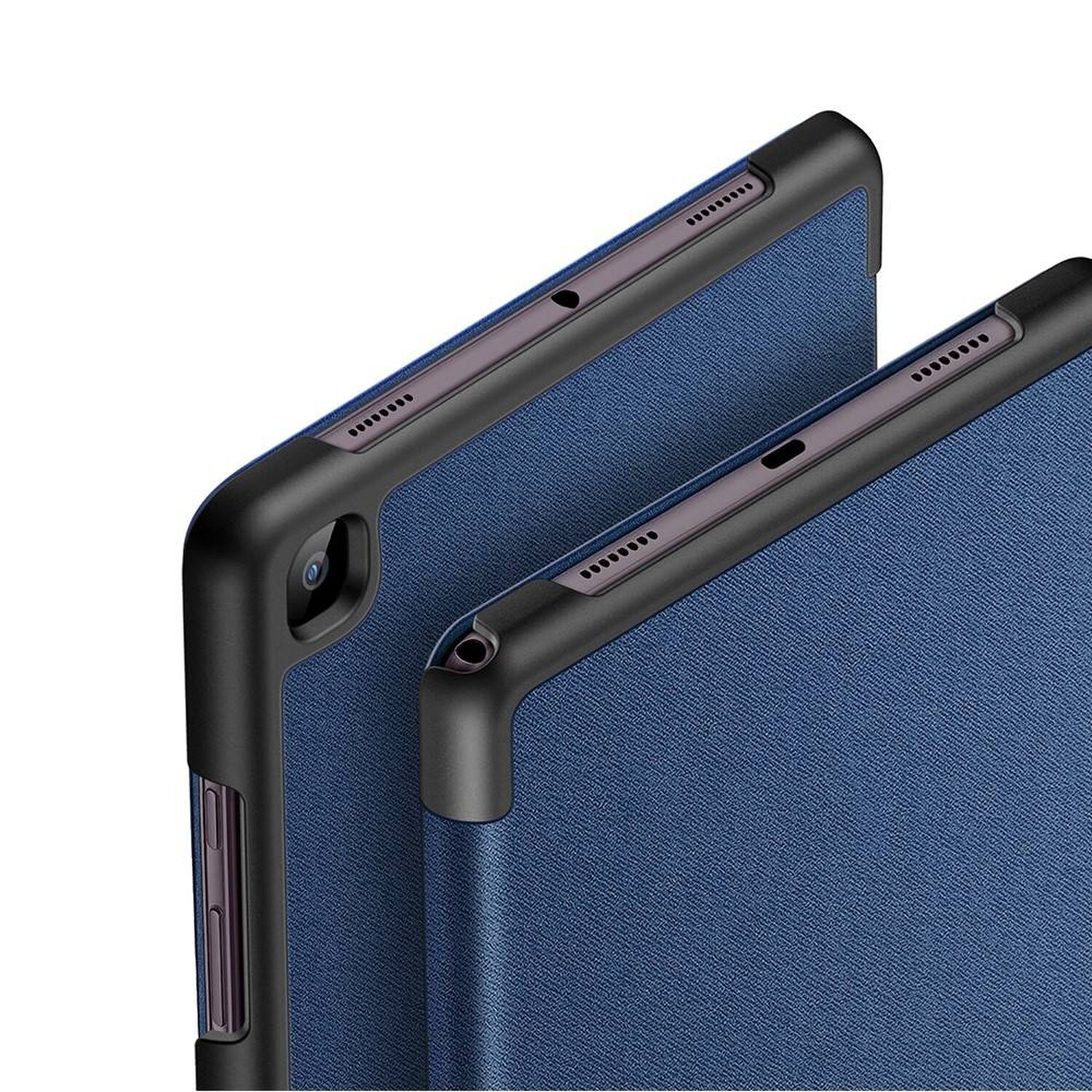 COFI Tablettasche Tablettasche Bookcover Tab Blau für Samsung Galaxy Lite Kunstleder, A7