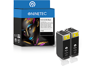 NINETEC 2er Set Patronen ersetzt Canon PGI-525 Tintenpatronen black (4529 B 001)