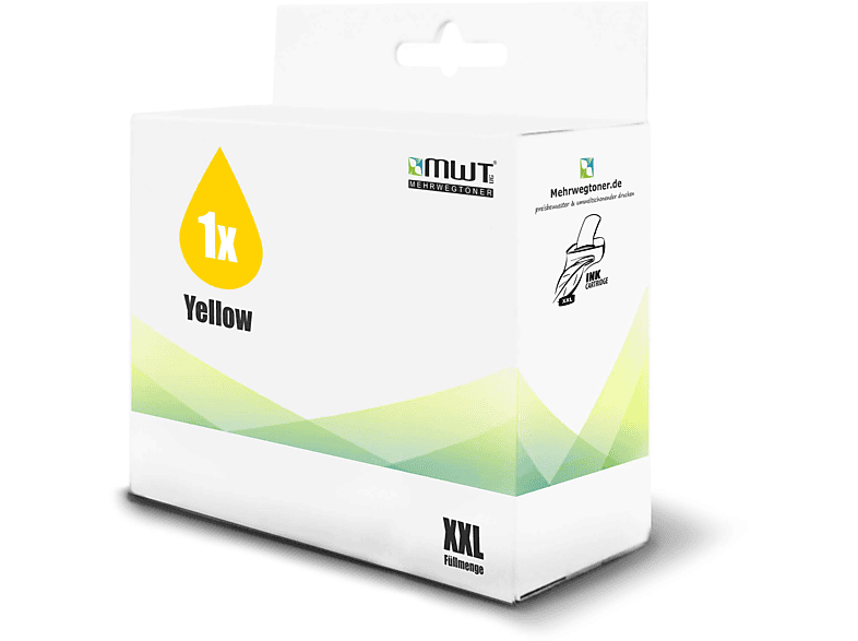 MEHRWEGTONER MWT5165735 Ink Cartridge Yellow (Canon CLI-571Y 334C001AA)