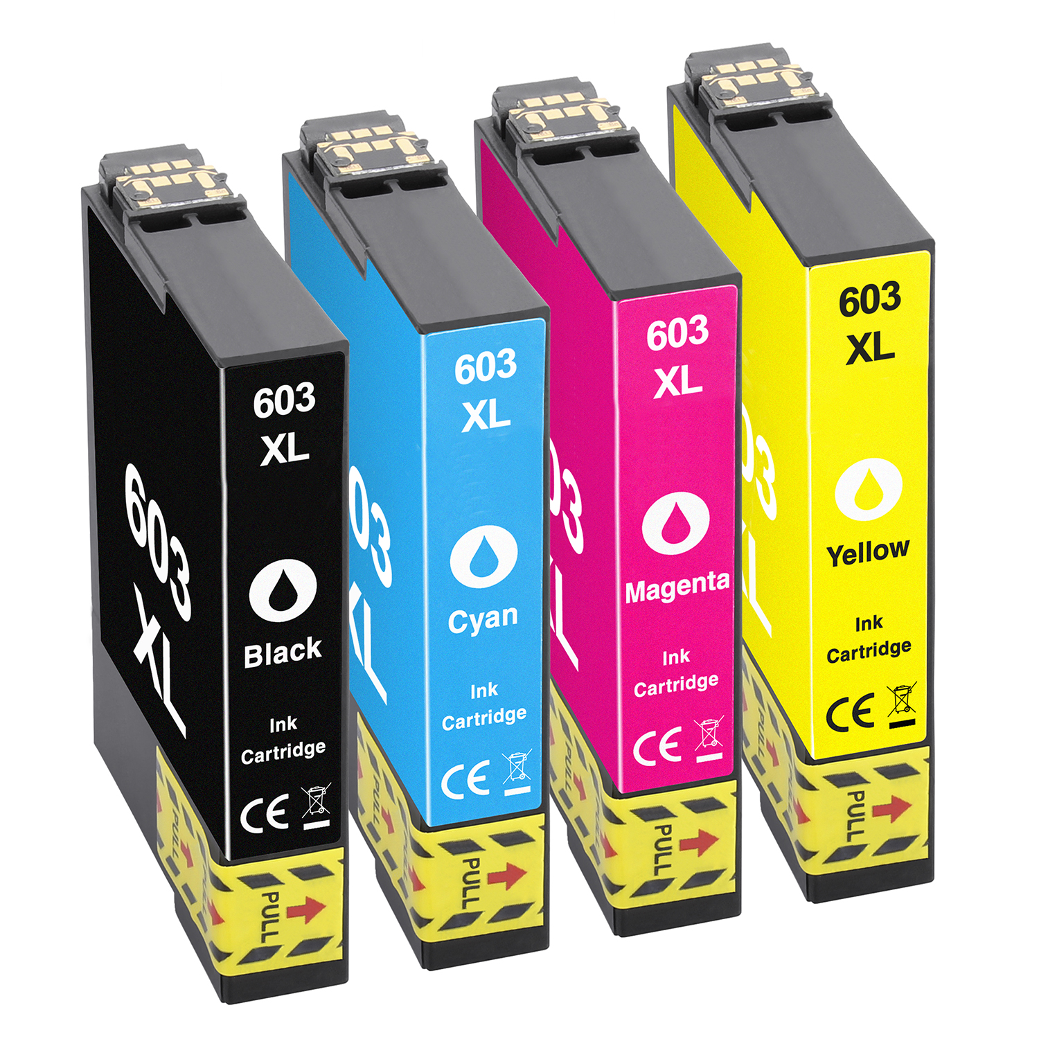 13 T T 03A44010) C 13 cyan, 4er 03A14010, 603XL NINETEC Patronen magenta, yellow 13 T 03A34010, (C T 03A24010, Tintenpatronen Epson C ersetzt Set 13 black, C