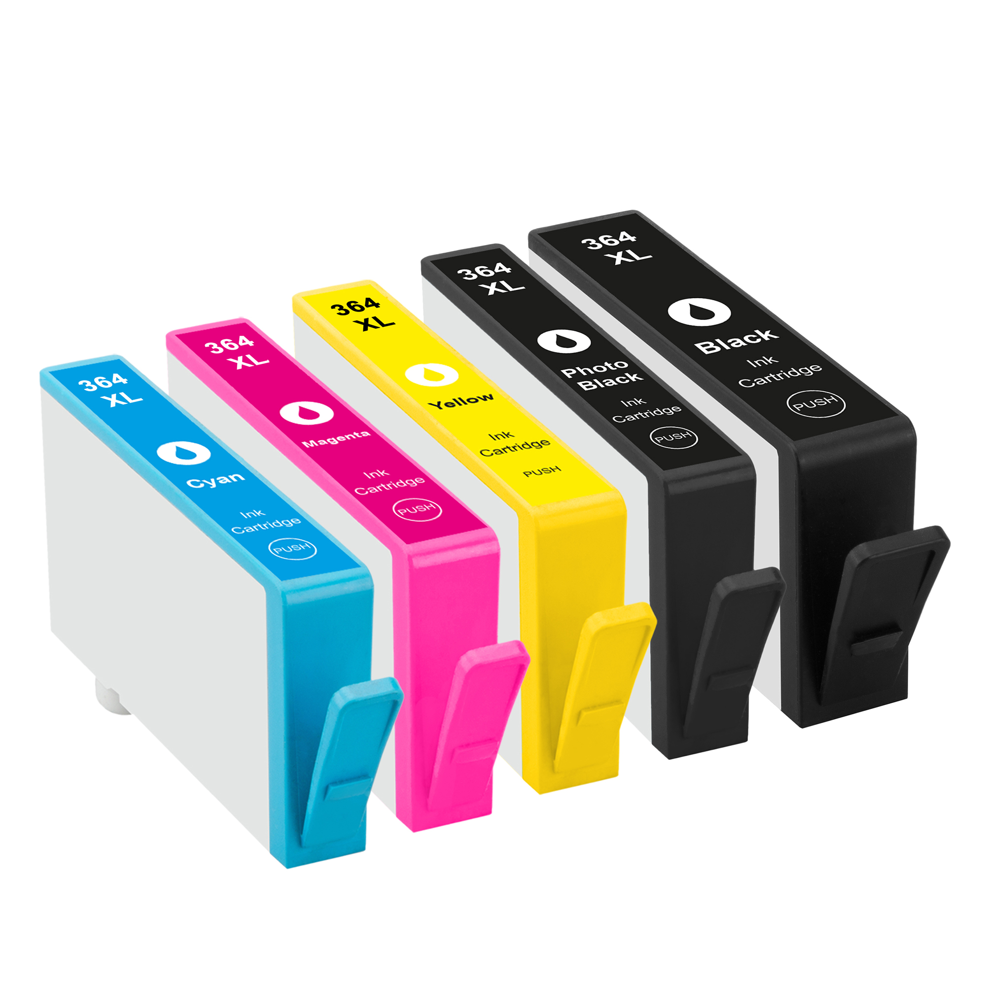 HP Set ersetzt Patronen (CB 323 EE, 364XL EE) 5er yellow 321 Tintenpatronen 324 CB magenta, CB CB EE, 325 NINETEC black, EE, cyan,