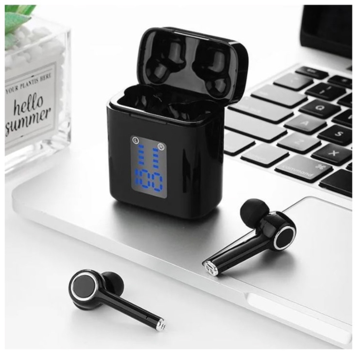 Bluetooth Schwarz Kopfhörer Bluetooth M2-TEC In-ear 905,