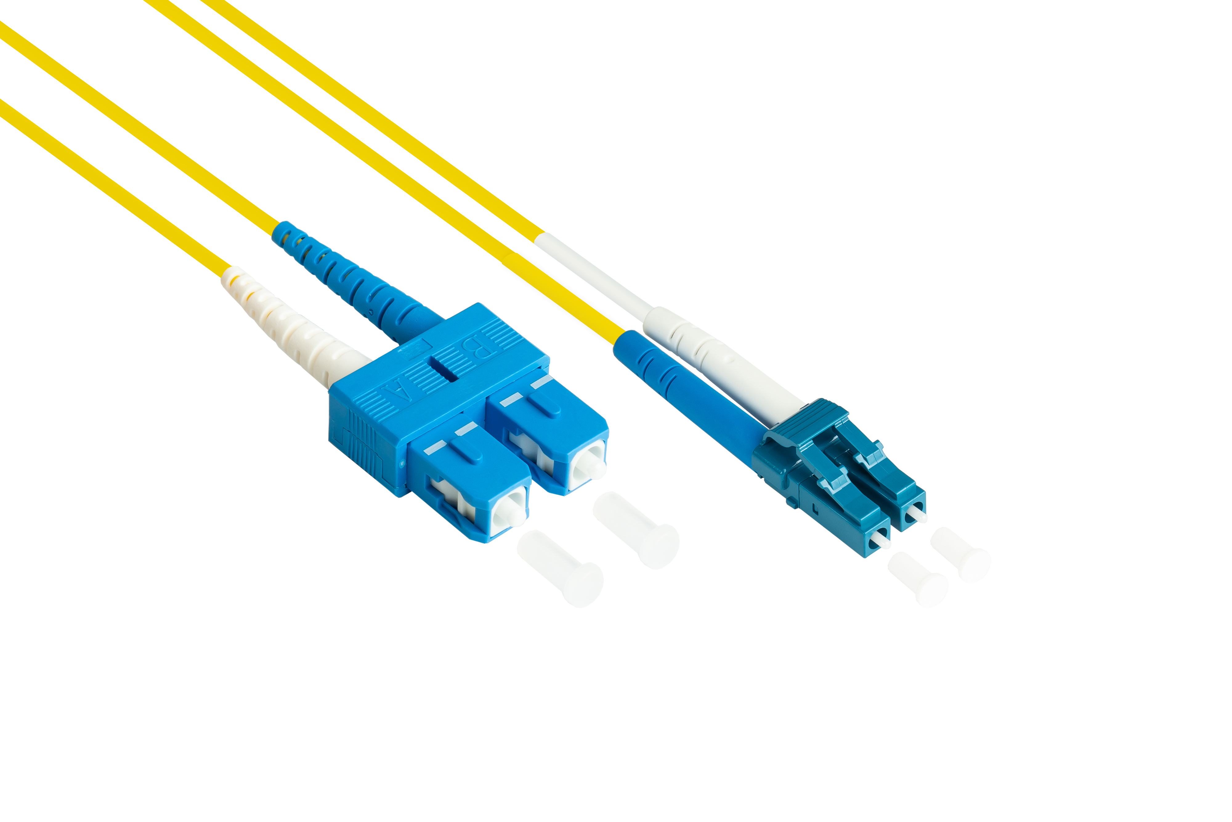 Netzwerkkabel, Duplex GOOD 20 CONNECTIONS (Singlemode, austauschbare 9/125) LSZH, m LWL Polarität, LC/SC, OS2