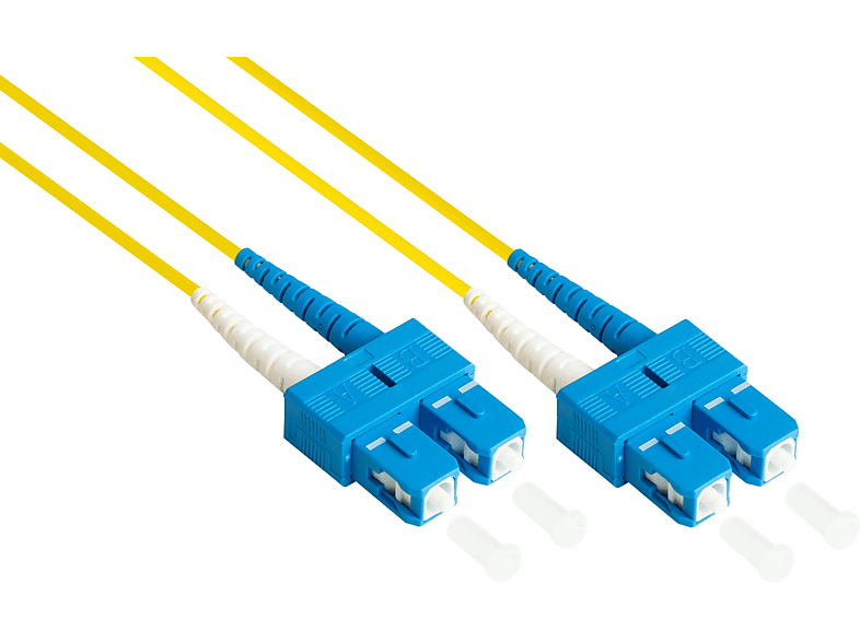 Netzwerkkabel, Duplex m LWL 30 austauschbare LSZH, OS2 SC/SC, Polarität, KABELMEISTER (Singlemode, 9/125)