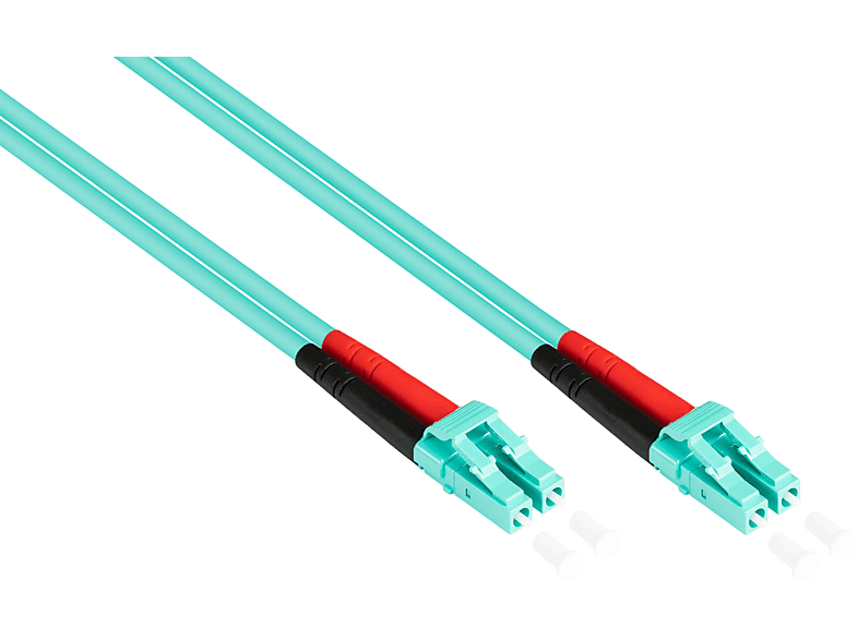 GOOD CONNECTIONS LWL Duplex OM3 (Multimode, 50/125) LC/LC, LSZH, austauschbare Polarität, Netzwerkkabel, 3 m