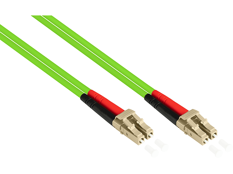 GOOD CONNECTIONS LWL Duplex austauschbare OM5 m 5 (Multimode, LC/LC, Polarität, 50/125) Netzwerkkabel, LSZH