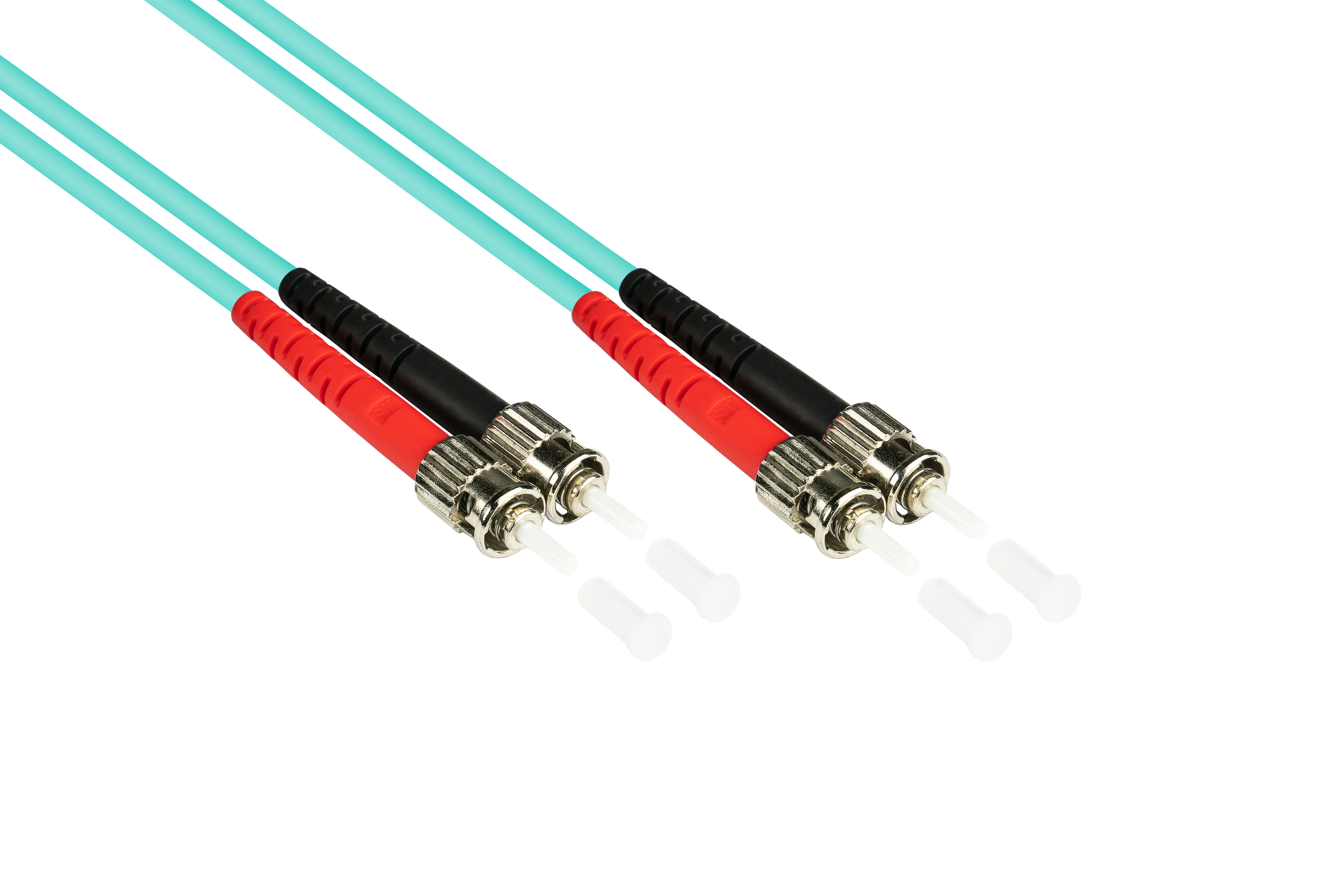 GOOD CONNECTIONS LWL Duplex ST/ST, OM3 50/125) (Multimode, Netzwerkkabel, m 5 LSZH