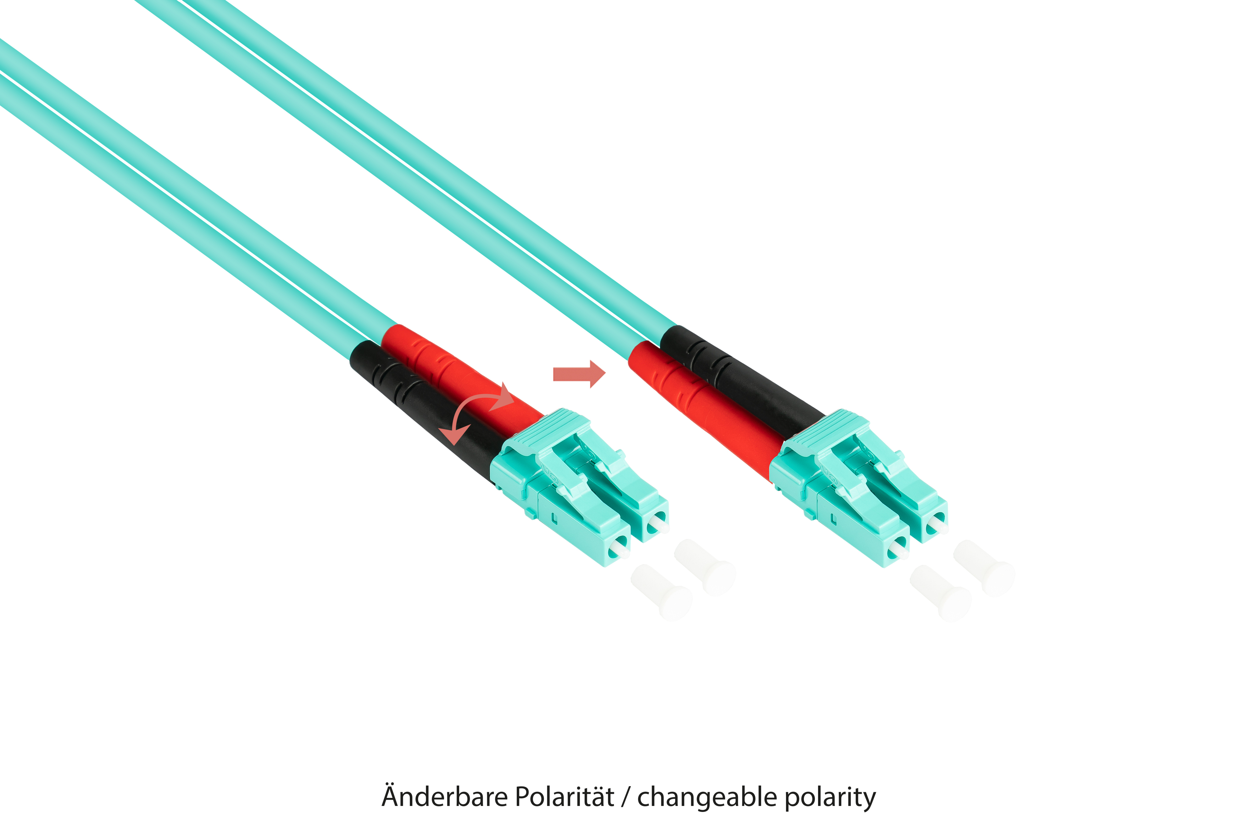 Good Connections LWL Duplex Kupplung - LC An LC - Für OS2 Kabel - Singlemode - Kunststoffgehäuse