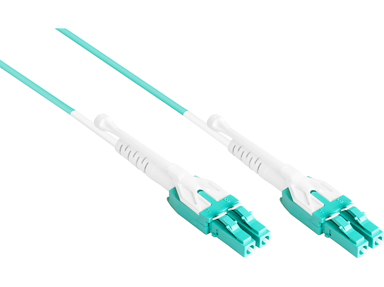 GOOD CONNECTIONS LWL Duplex OM3 (Multimode, 50/125) LC/LC, UNIBOOT, LSZH, austauschbare Polarität, Netzwerkkabel, 7,5 m