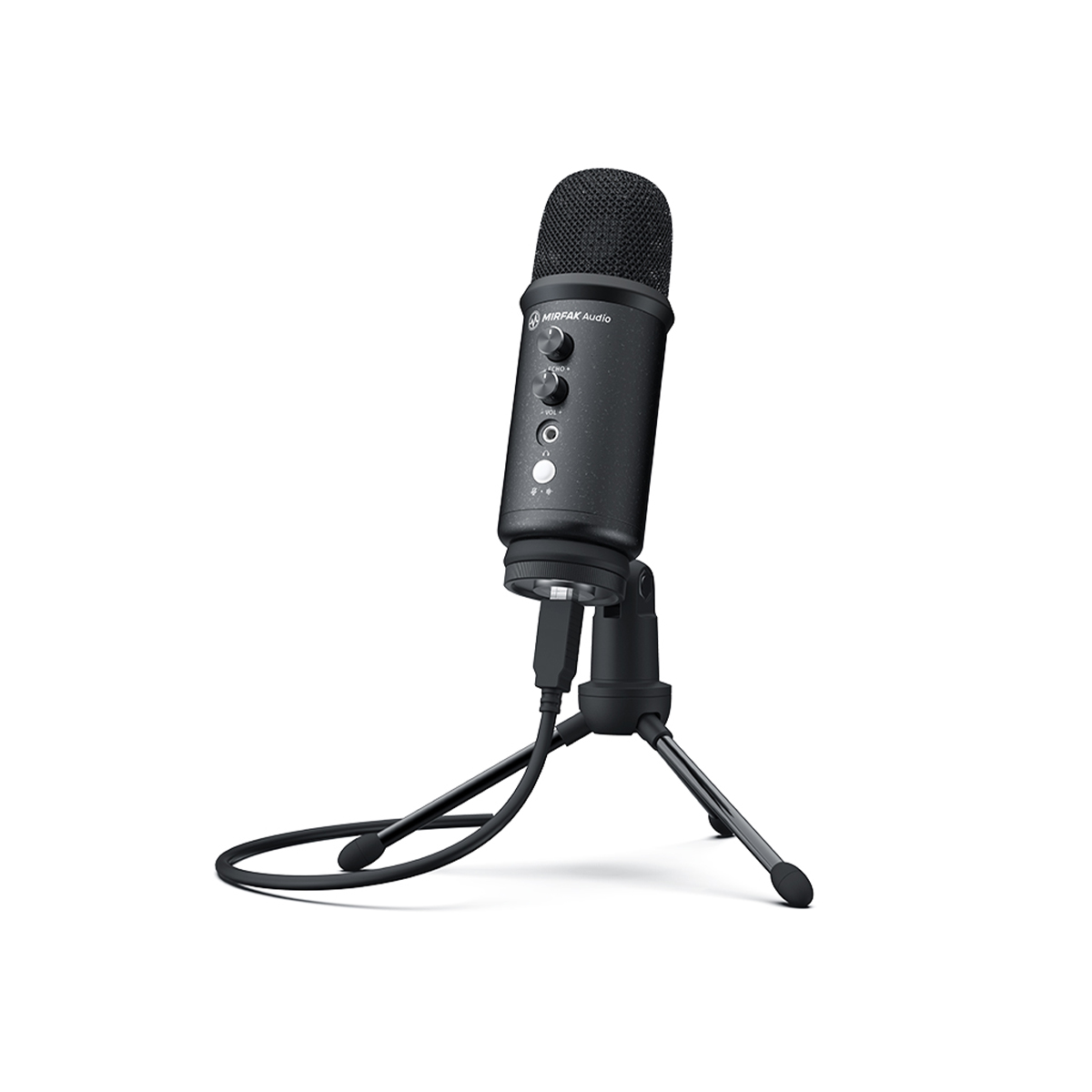 Tischmikrofon Mikrofon Schwarz TU1 MIRFAK USB