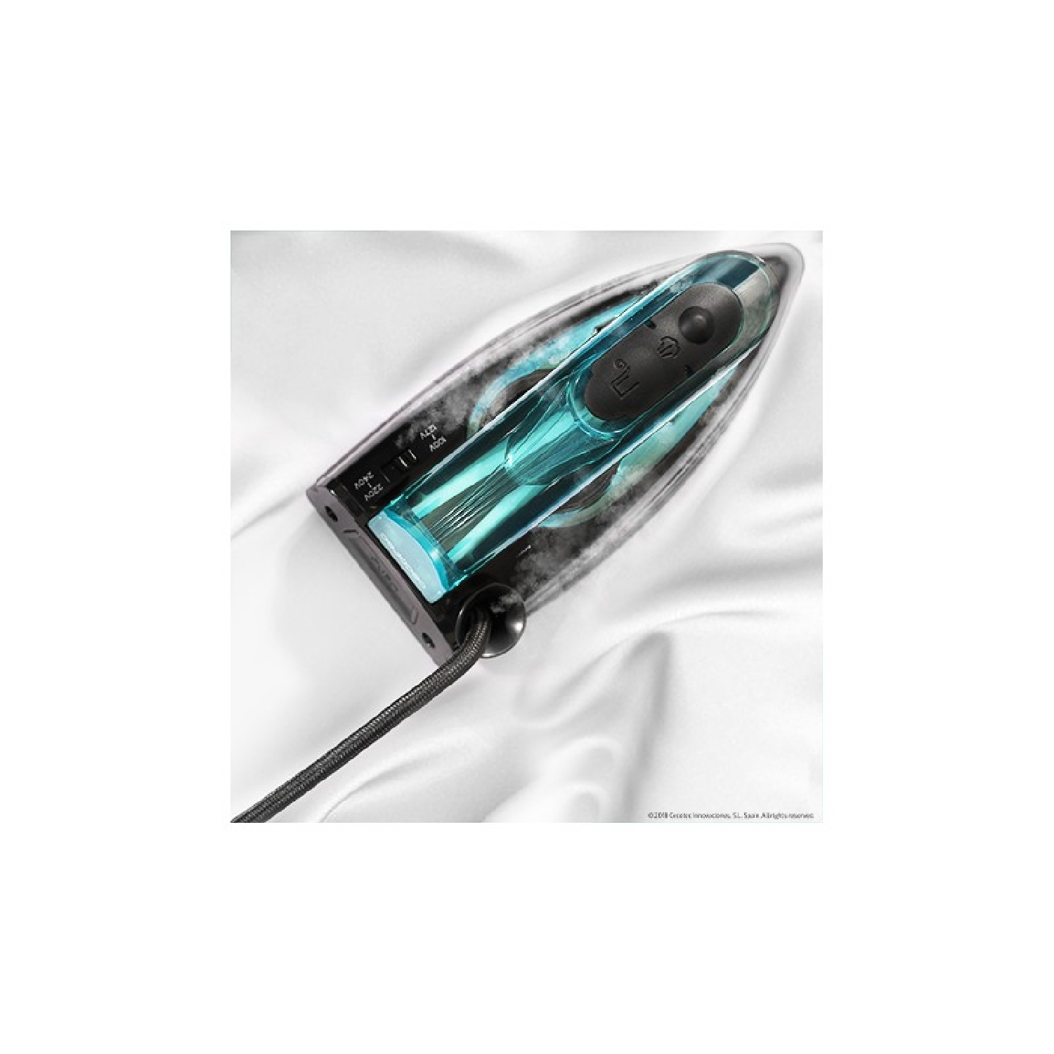 CECOTEC GoForce 8000 Folding Titanium Bügeleisen (1200 Watt, Keramik)
