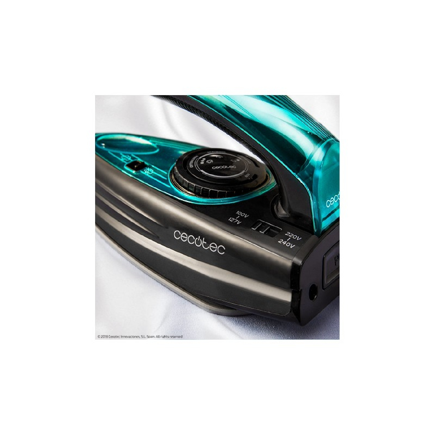 CECOTEC GoForce 8000 Folding Titanium Bügeleisen (1200 Watt, Keramik)