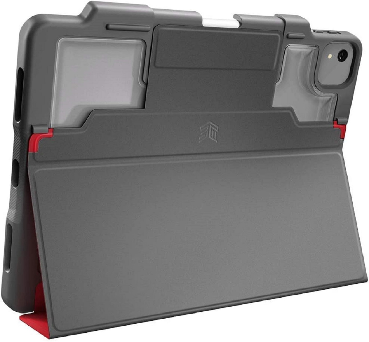 STM Dux Plus für Polycarbonate, Bookcover Tablethülle Rot Apple Case
