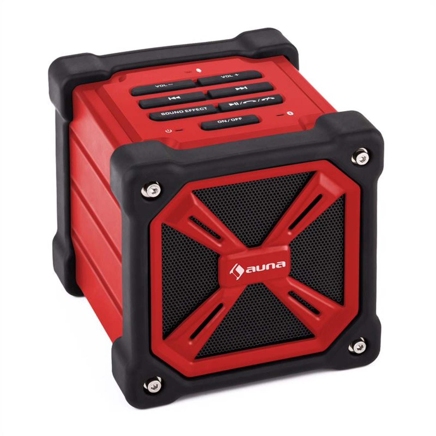 AUNA TRK-861 Rot Bluetooth-Lautsprecher