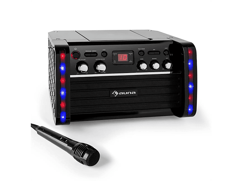 AUNA DiscoFever KaraokeAnlage, Schwarz MediaMarkt