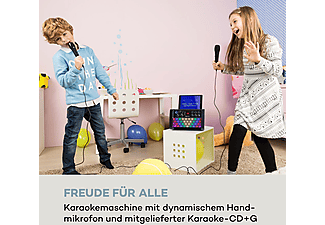 AUNA DiscoFever 2.0 Karaoke-Anlage, Schwarz