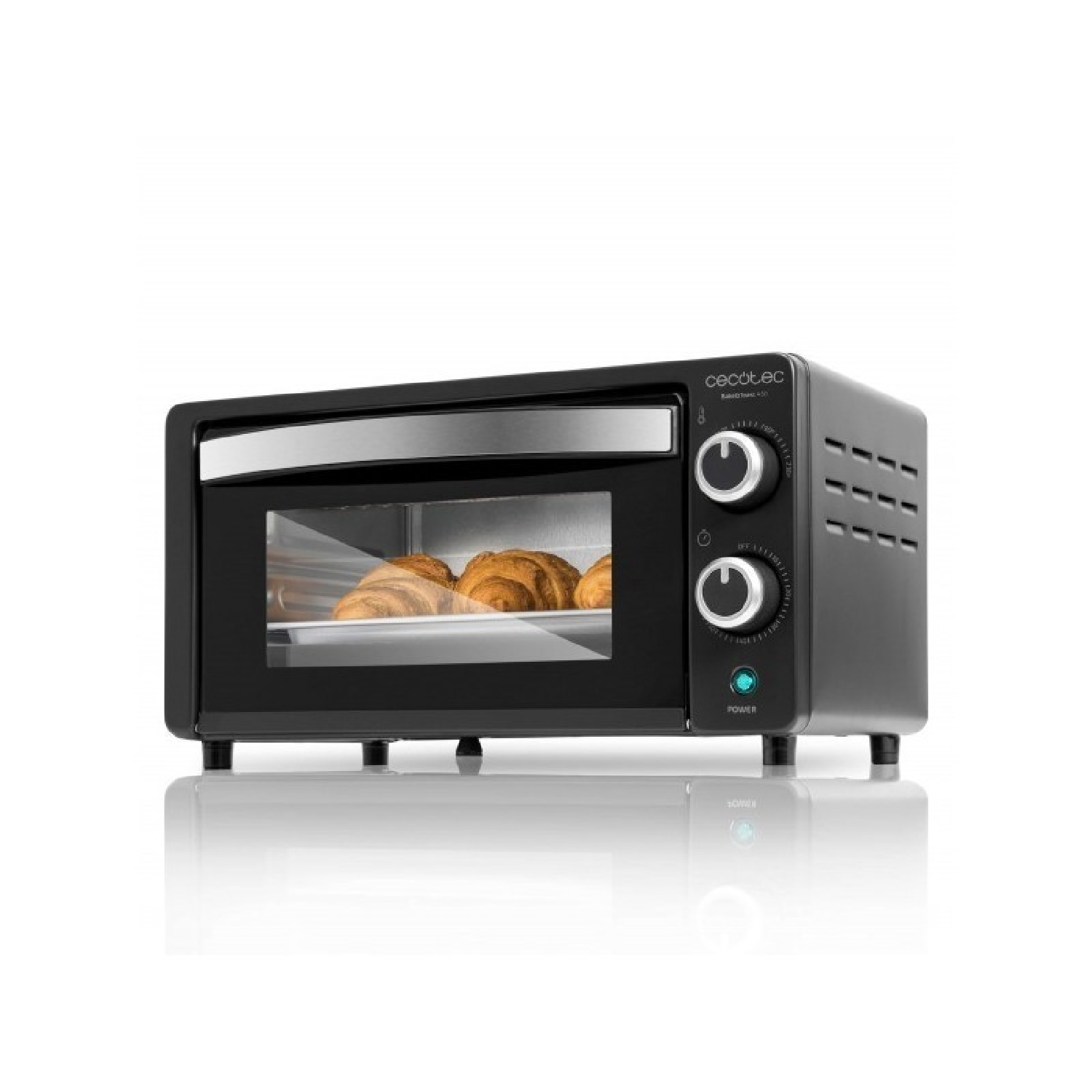 Horno de sobremesa - Bake&Toast 450 CECOTEC, negro