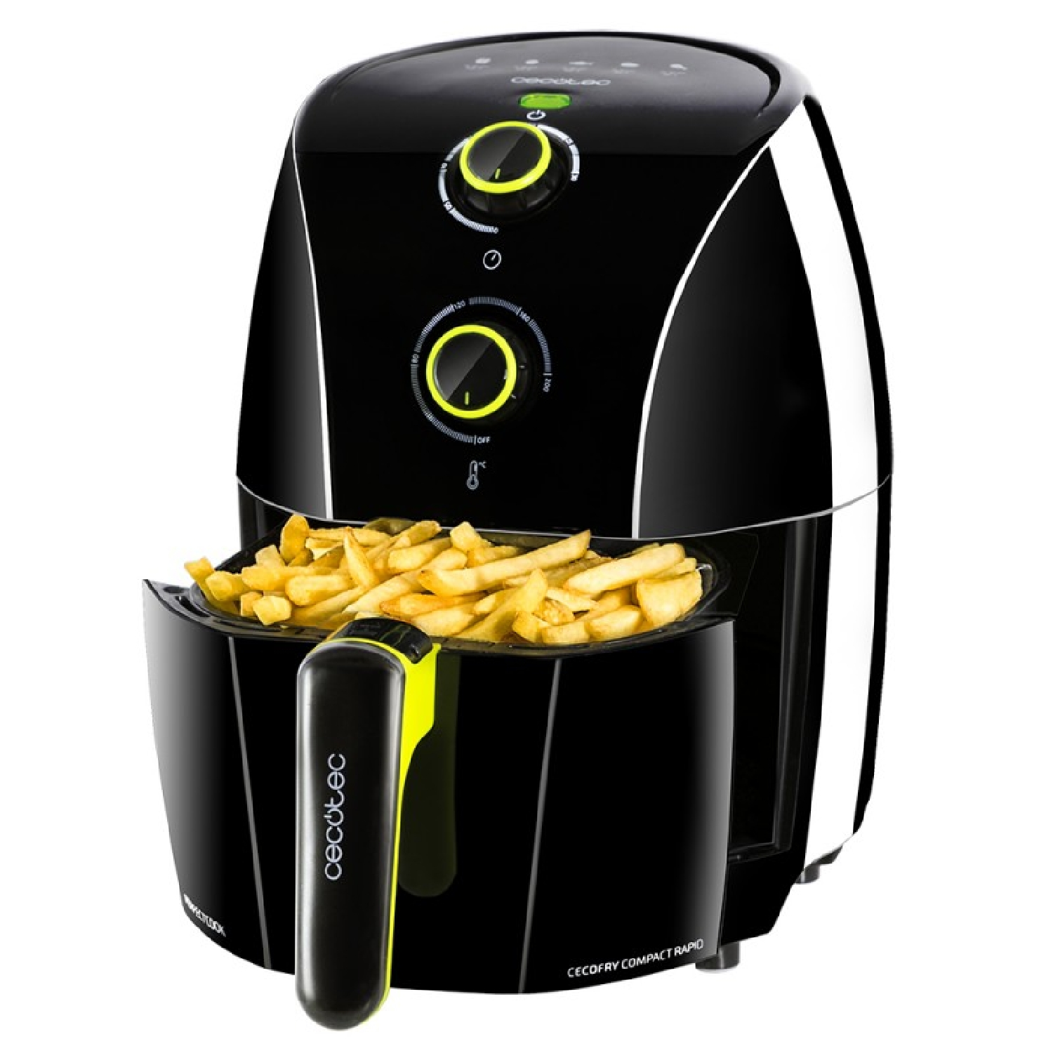 Freidora sin aceite - Cecofry Compact Rapid Black CECOTEC, 900 W, Black