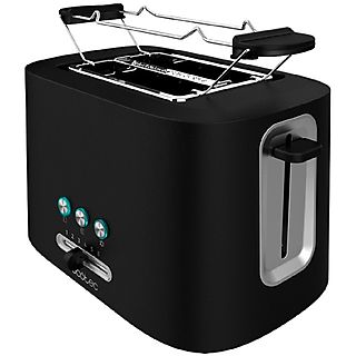 Tostadora - CECOTEC Toast&Taste 9000 Double, 820 W, 2 ranuras, 2 rebanadas, 6 niveles tostado, Black