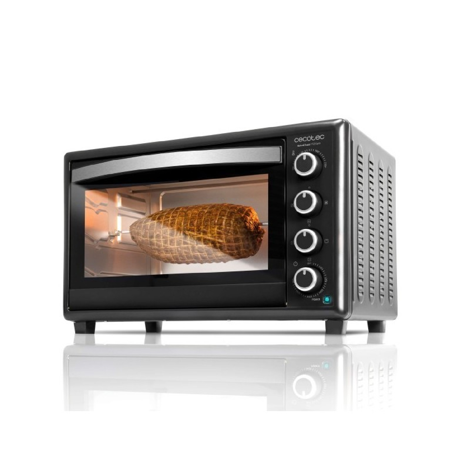 Mini horno - Cecotec Bake & Toast 750 Gyro, 46 l, 2000W, con Luz, Rustidor y Convección