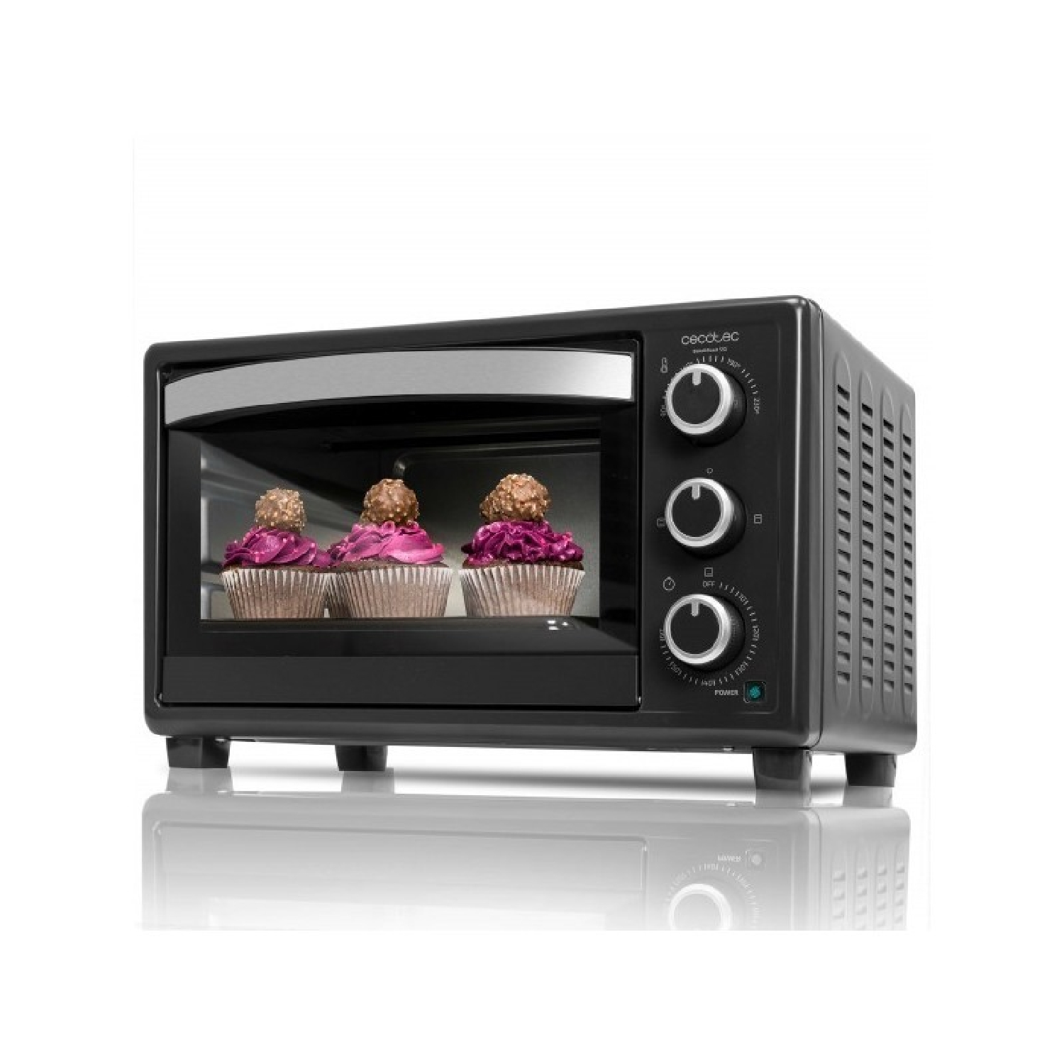 Horno de sobremesa - Bake&Toast 550 CECOTEC, negro